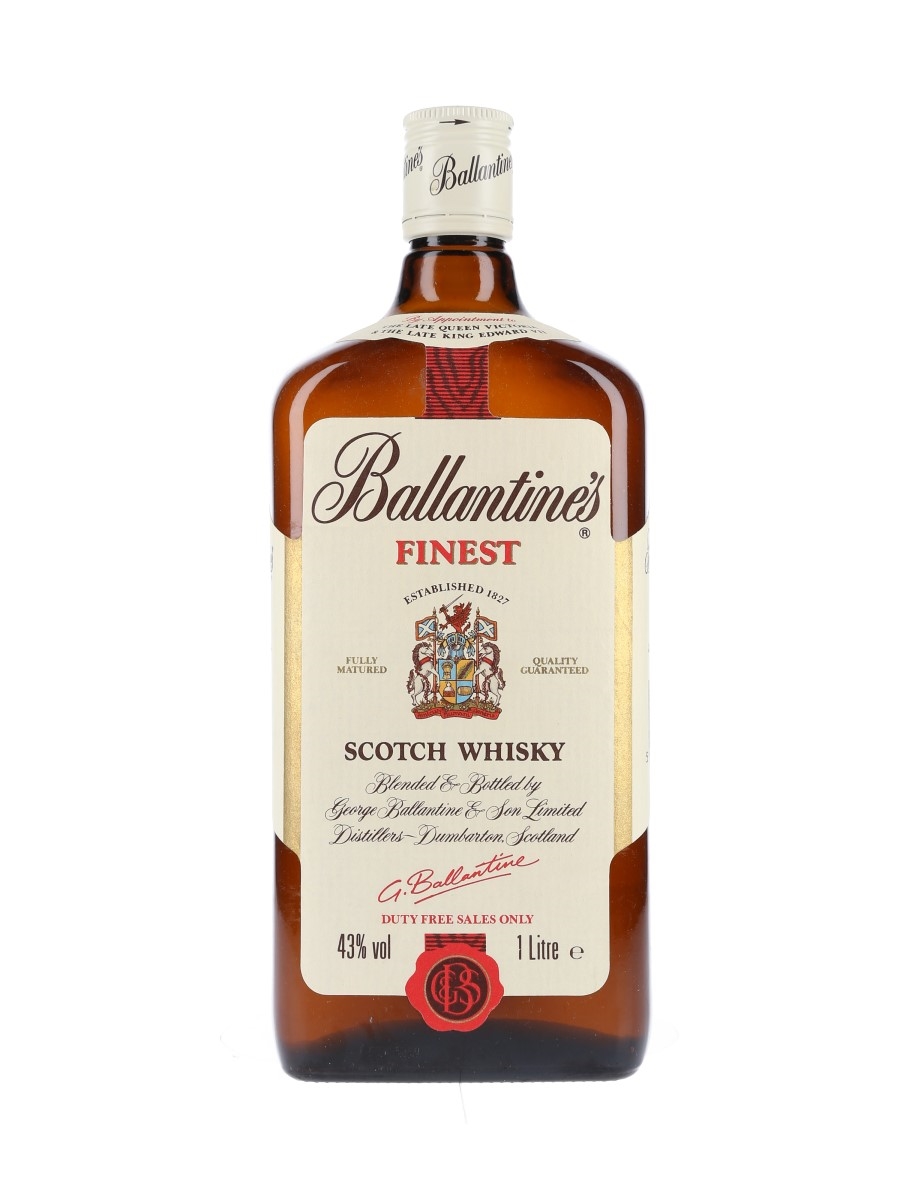 Ballantine's Finest Bottled 1980s - Duty Free 100cl / 43%