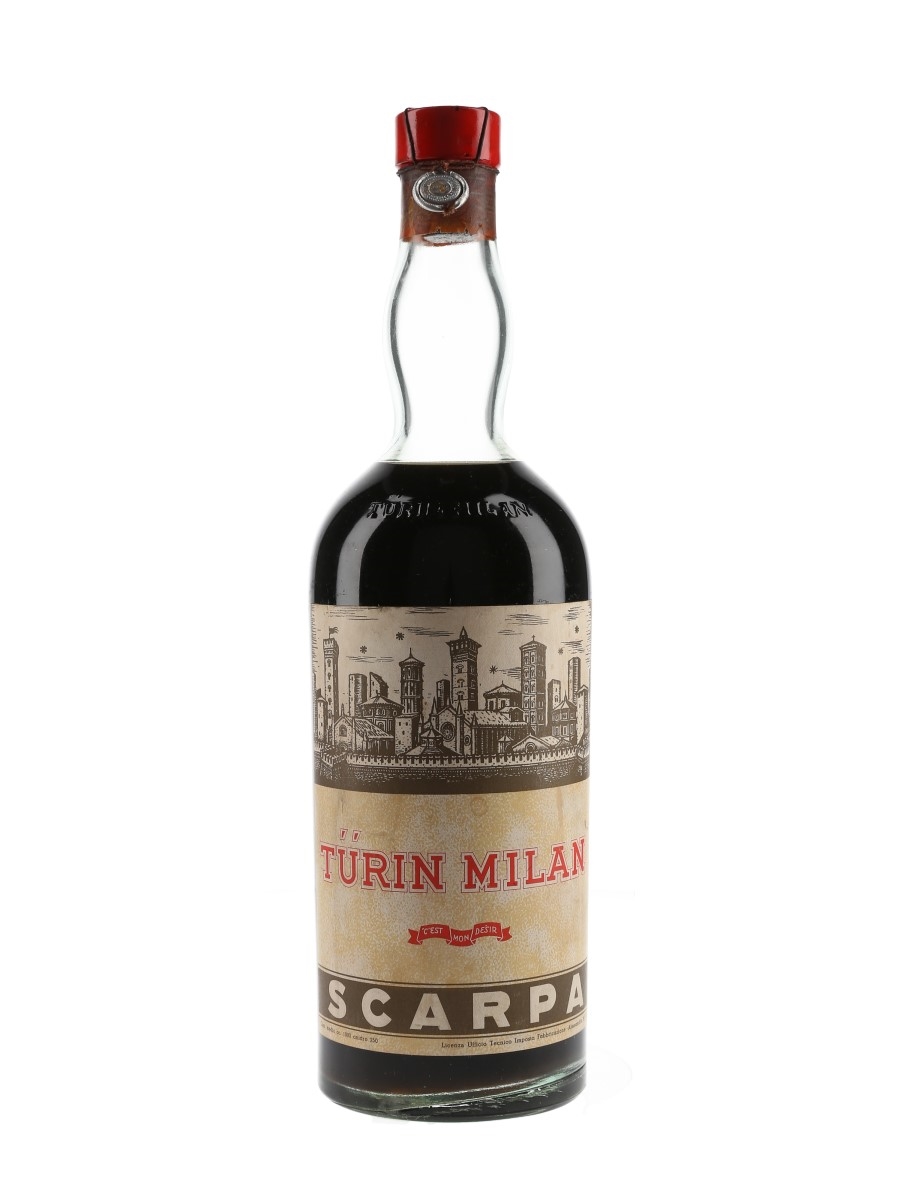 Scarpa Turin Milan Bottled 1950s 100cl / 25%