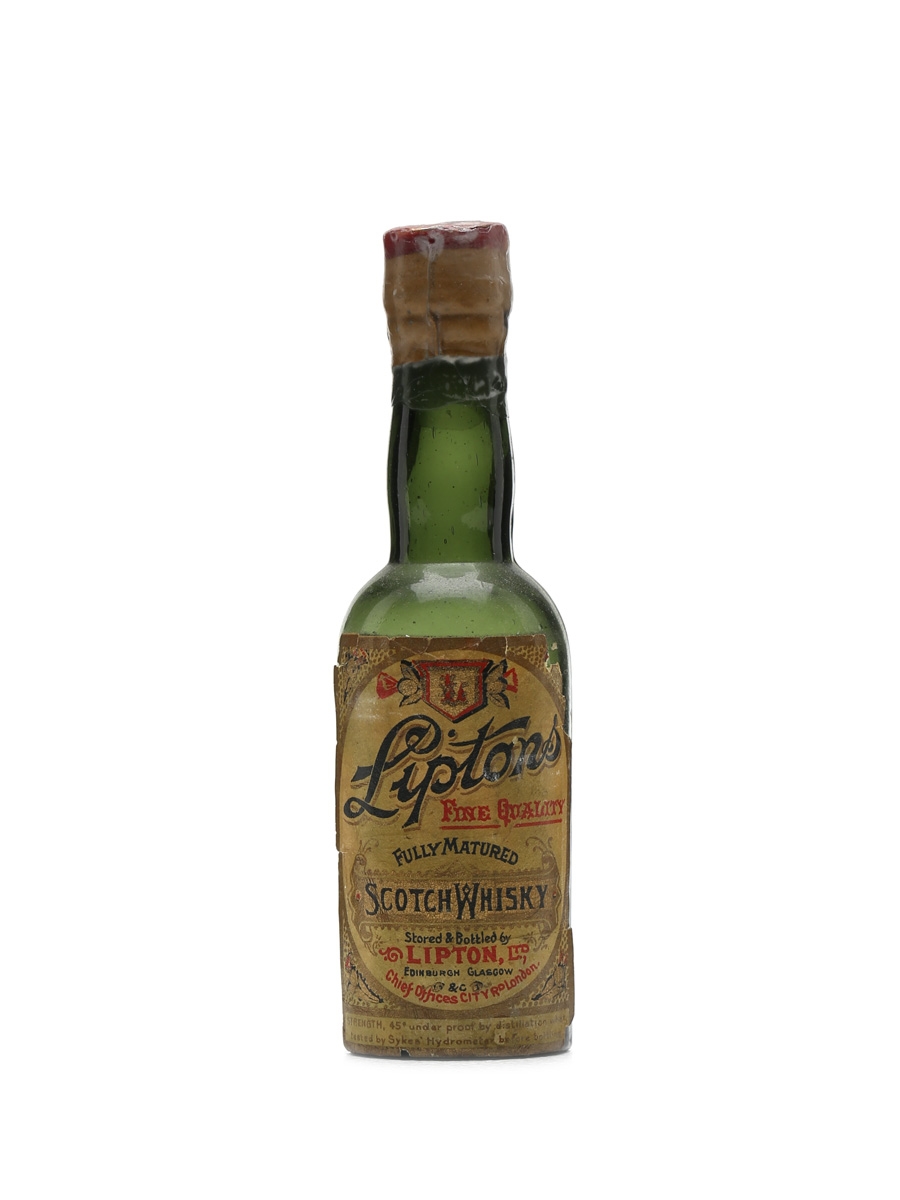 Lipton's Scotch Whisky Miniature 