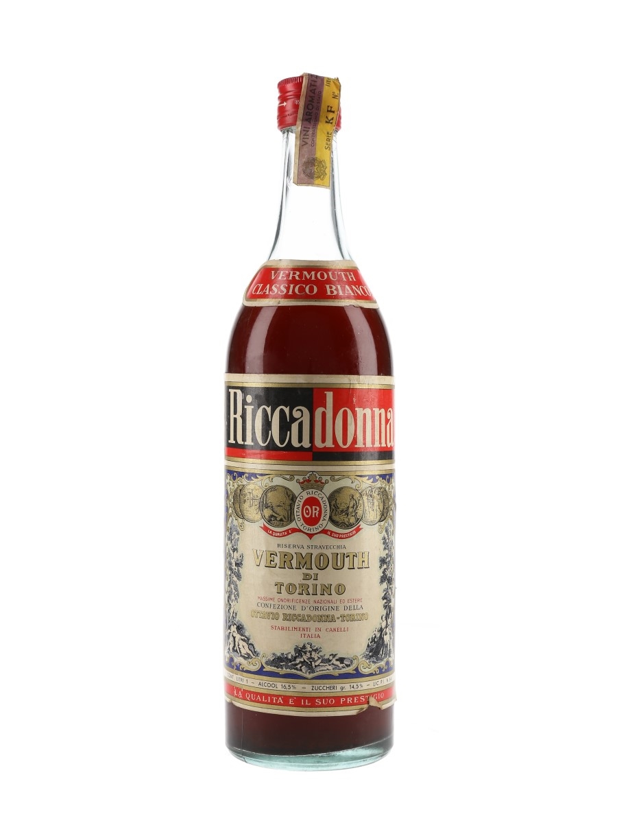 Riccadonna Classico Bianco Vermouth Bottled 1970s 100cl / 16.5%