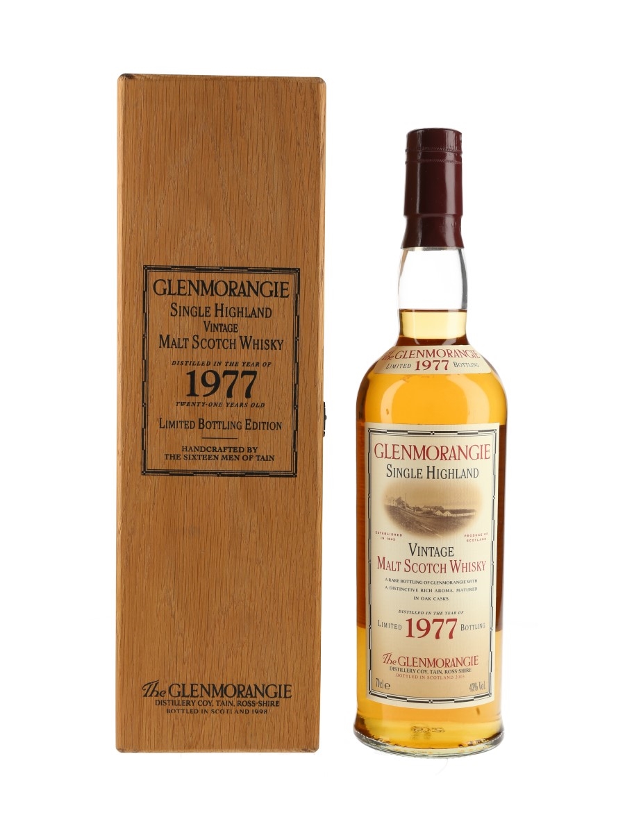 Glenmorangie Vintage 1977 21 Year Old Bottled 2003 70cl / 43%