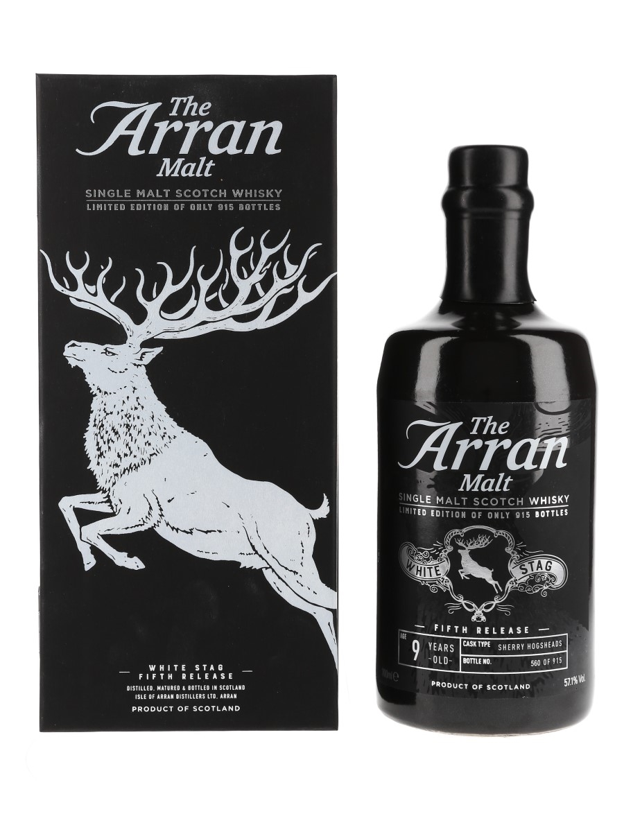 Arran White Stag Fifth Release - 9 Year Old Bottled 2019 70cl / 57.1%