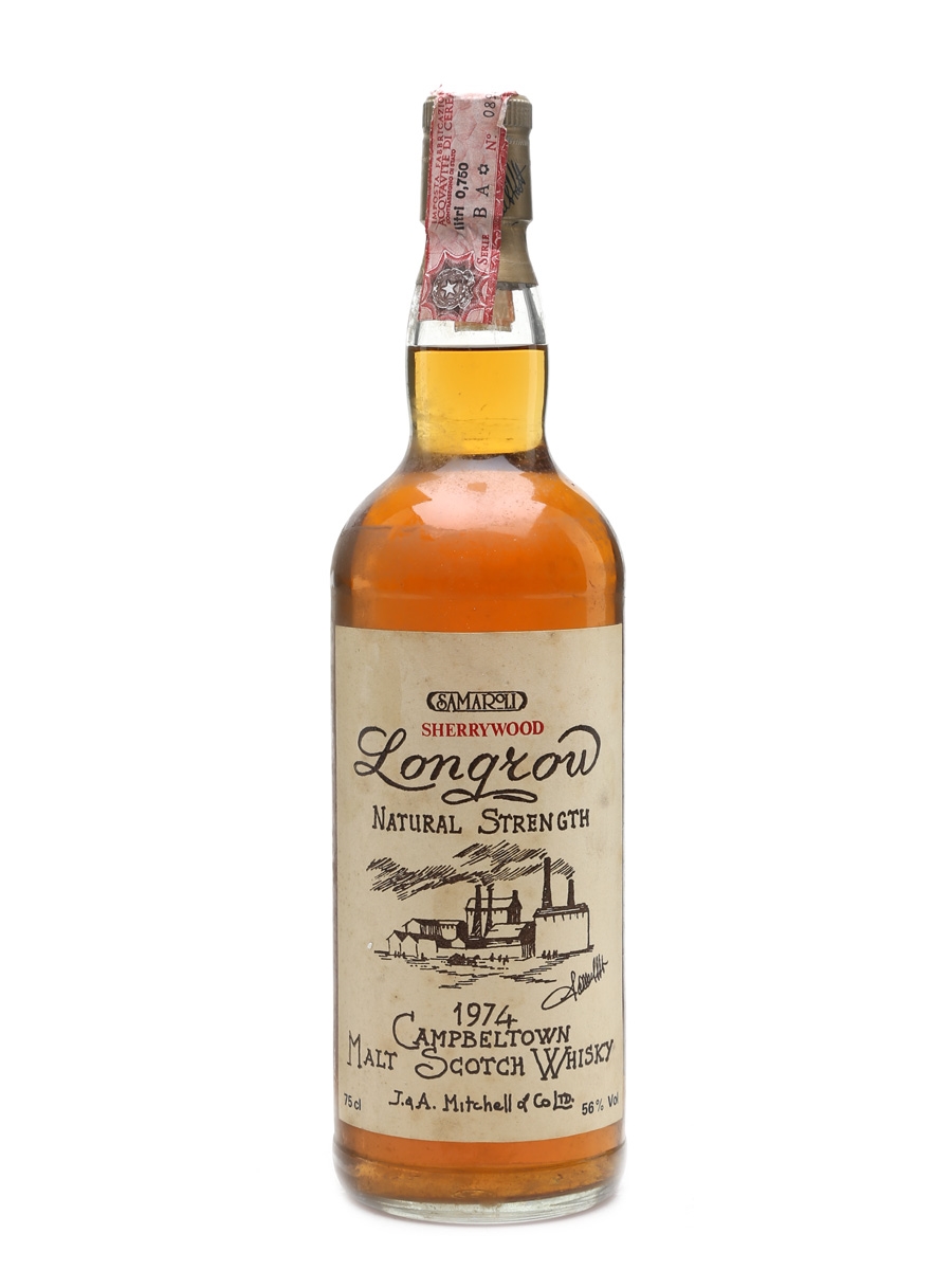 Longrow 1974 Sherrywood Bottled 1987 Samaroli 75cl / 56%