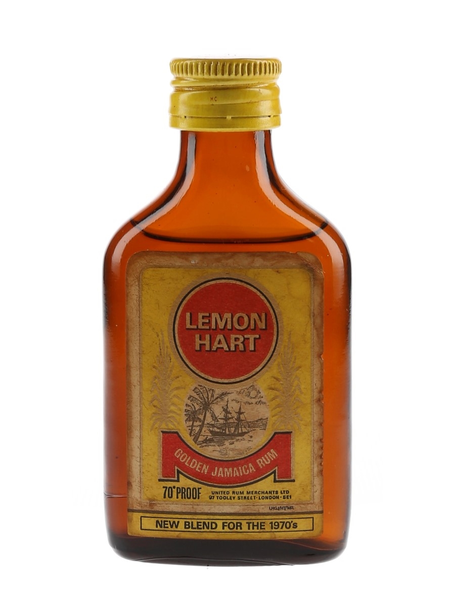 Lemon Hart Golden Jamaica Rum Bottled 1970s 5cl / 40%