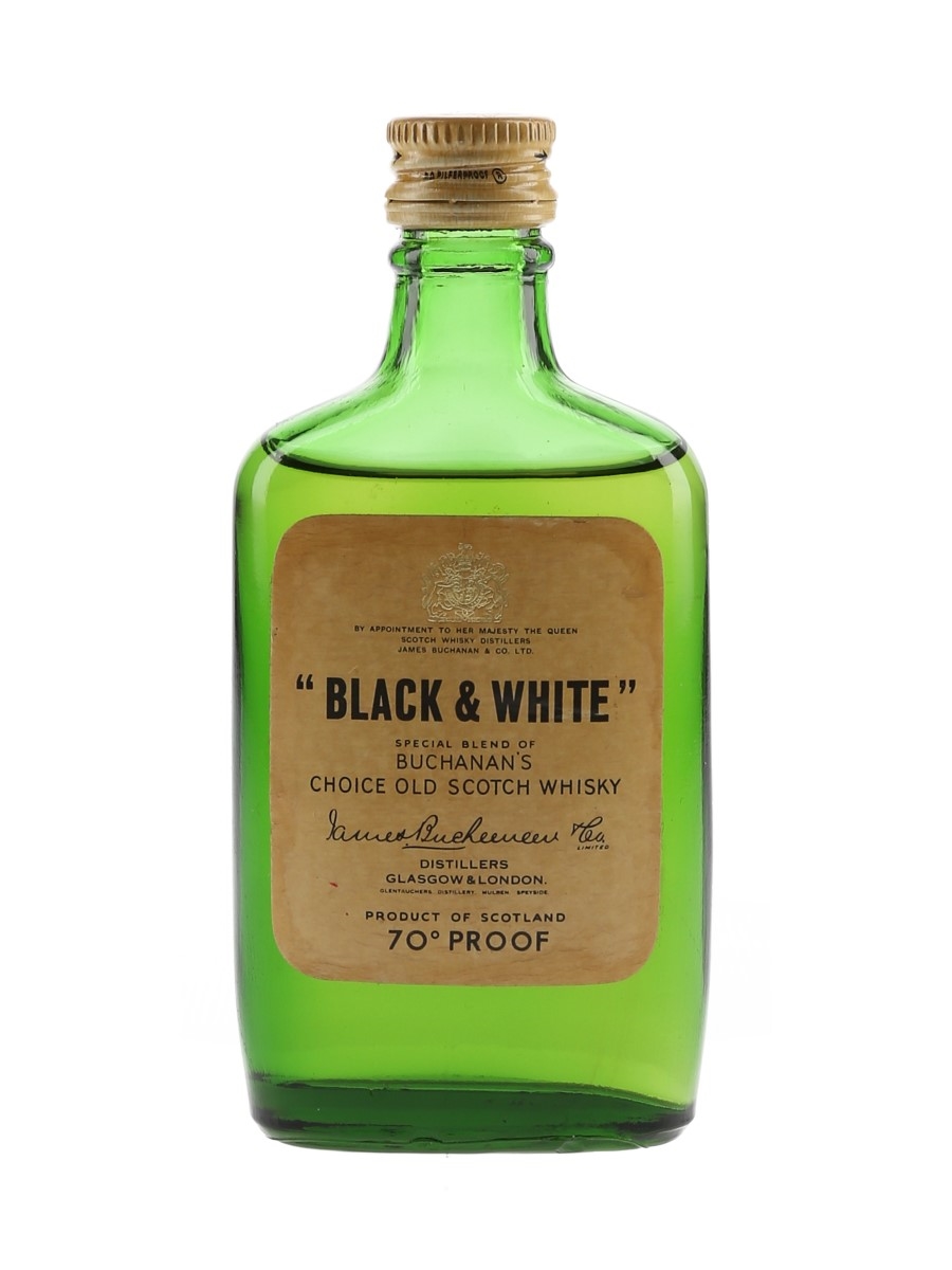 Buchanan's Black & White Bottled 1960s 5cl / 40%