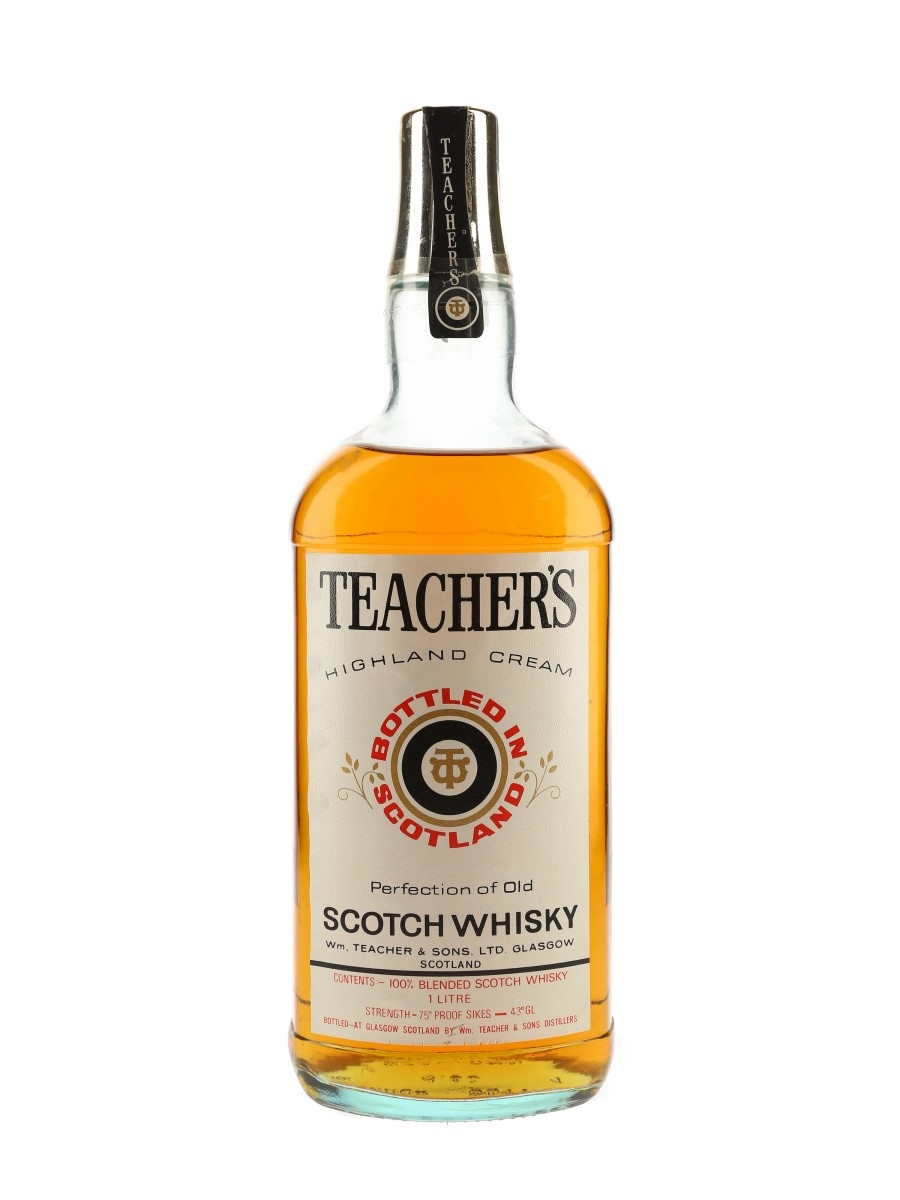 Teacher's Highland Cream Bottled 1970s 100cl / 43%