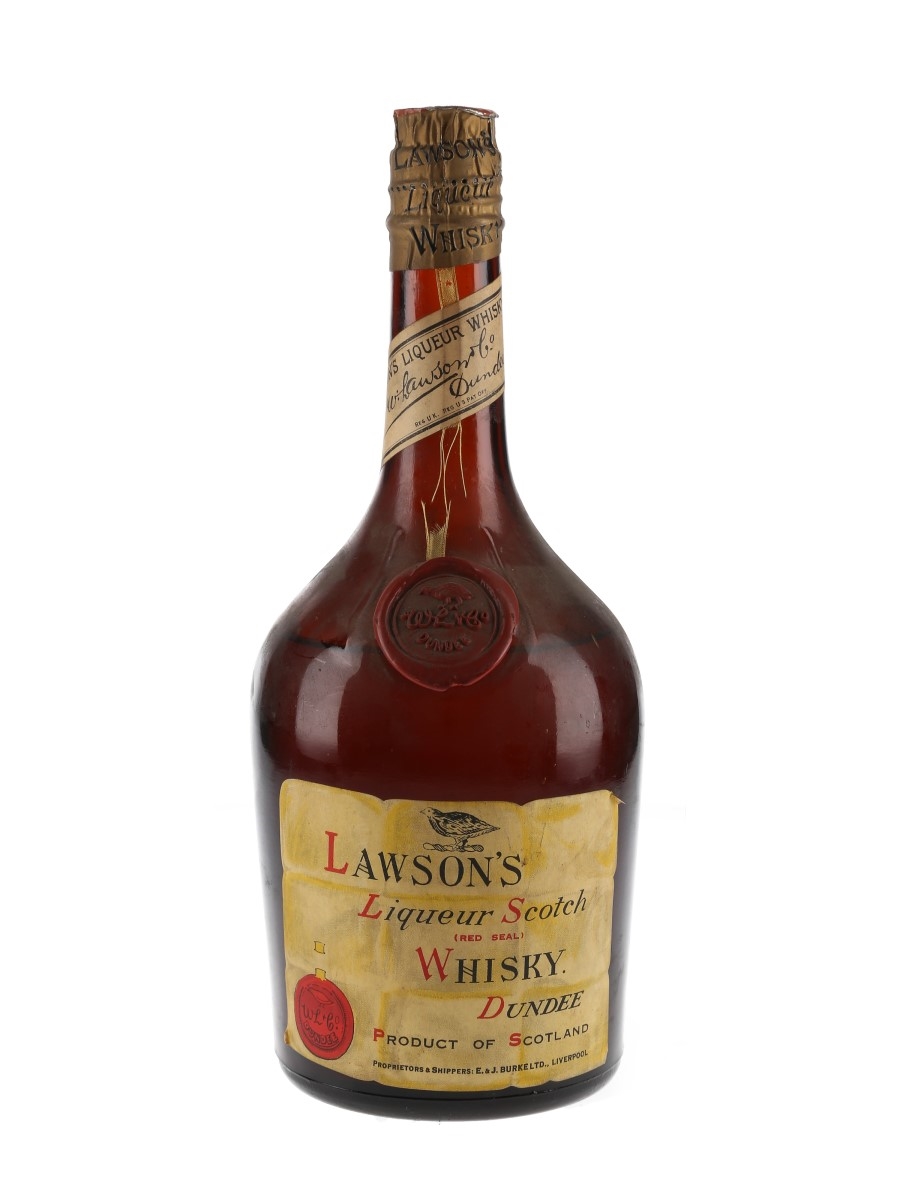 Lawson's Red Seal Liqueur Scotch Bottled 1940s 75cl