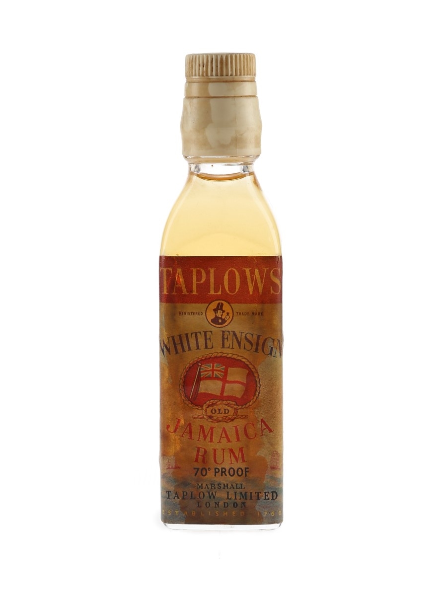 Taplows White Ensign Jamaica Rum Bottled 1980s 5cl / 40%