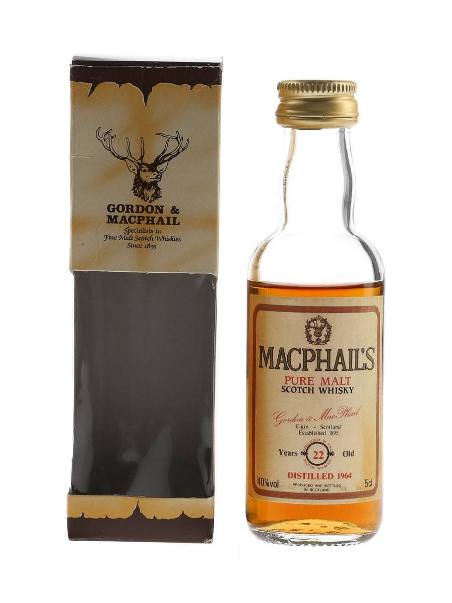 MacPhail's 1964 22 Year Old Gordon & MacPhail 5cl / 40%