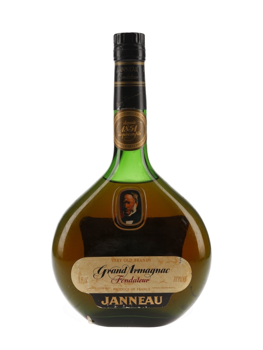 Janneau Fondateur Grand Armagnac Bottled 1960s - 1970s 70cl / 40%