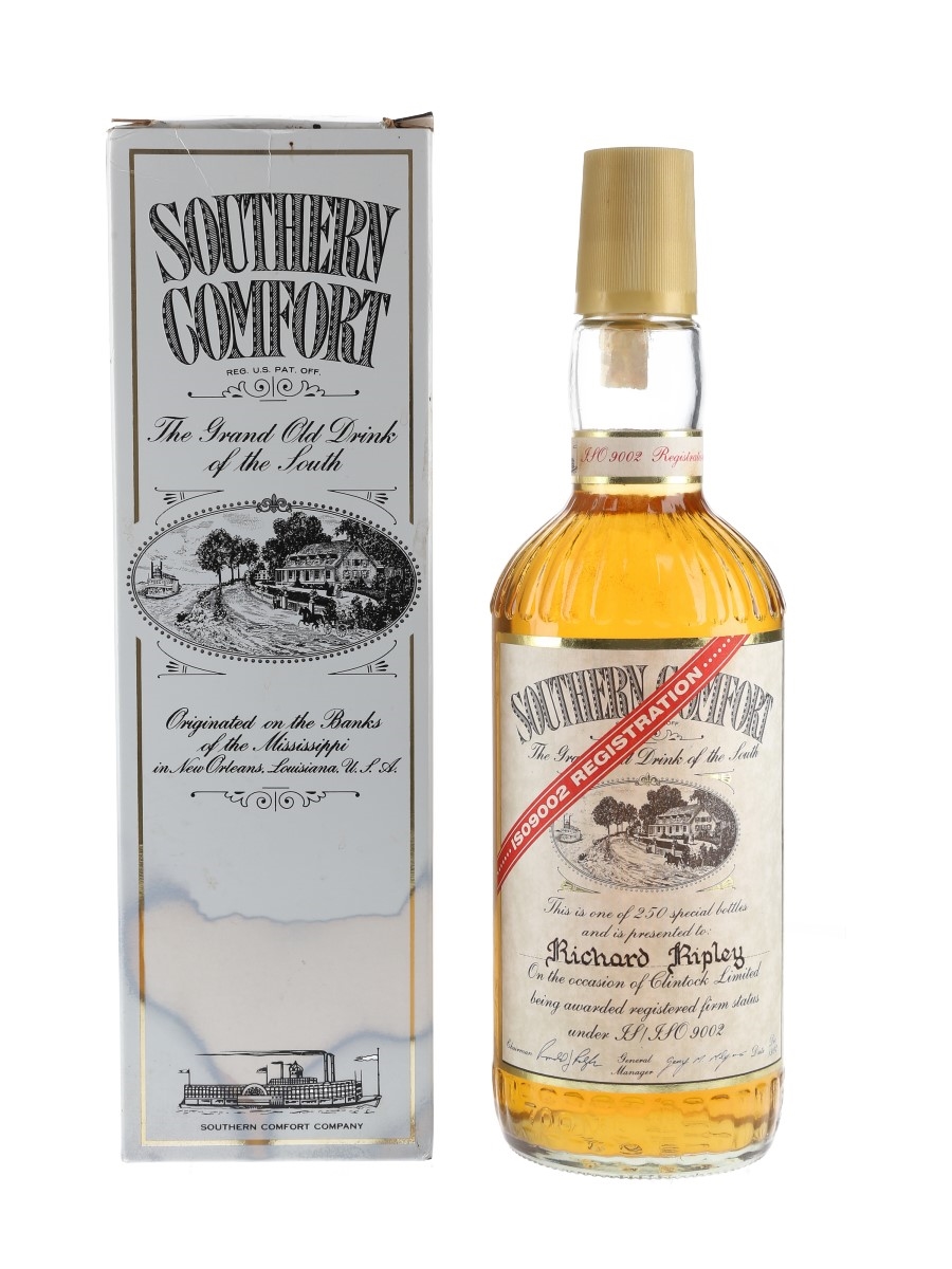 Southern Comfort Bottled 1992 - ISO9002 Registration 70cl / 40%