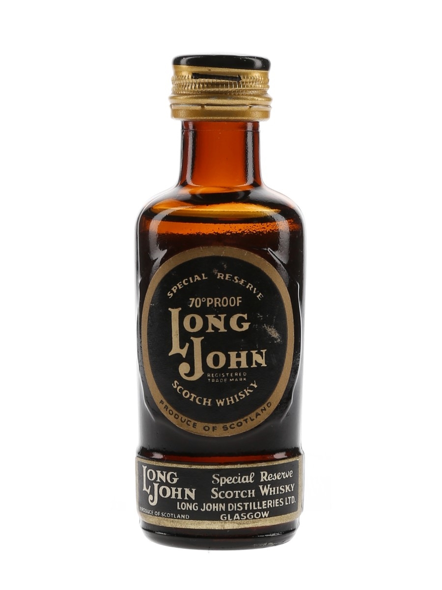 Long John Special Reserve Bottled 1960s-1970s 5cl / 40%