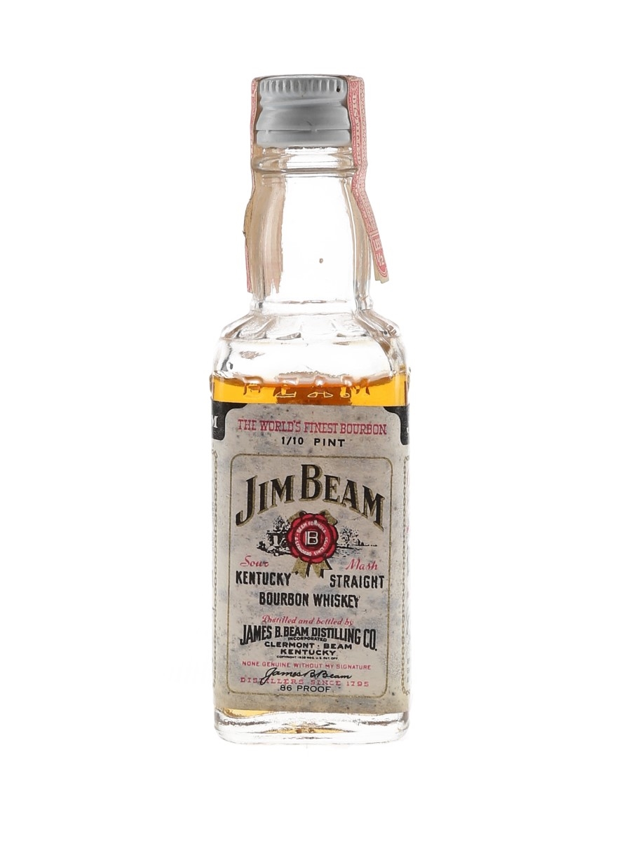 Jim Beam 4 Year Old Bottled 1970s 4.7cl / 43%