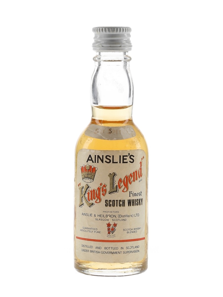 Ainslie's King's Legend Bottled 1970s 5cl / 40%