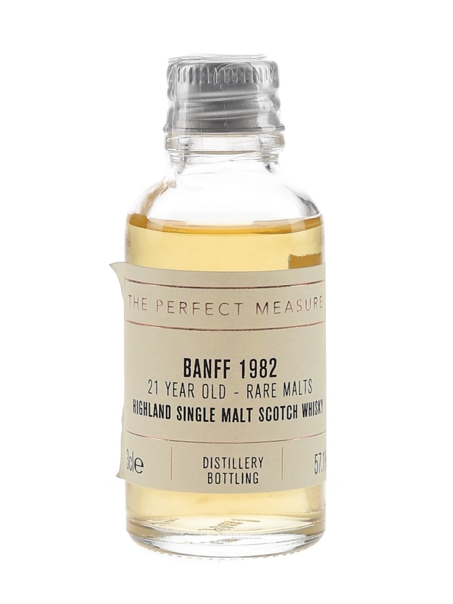 Banff 1982 21 Year Old Rare Malts The Whisky Exchange - The Perfect Measure 3cl / 57.1%
