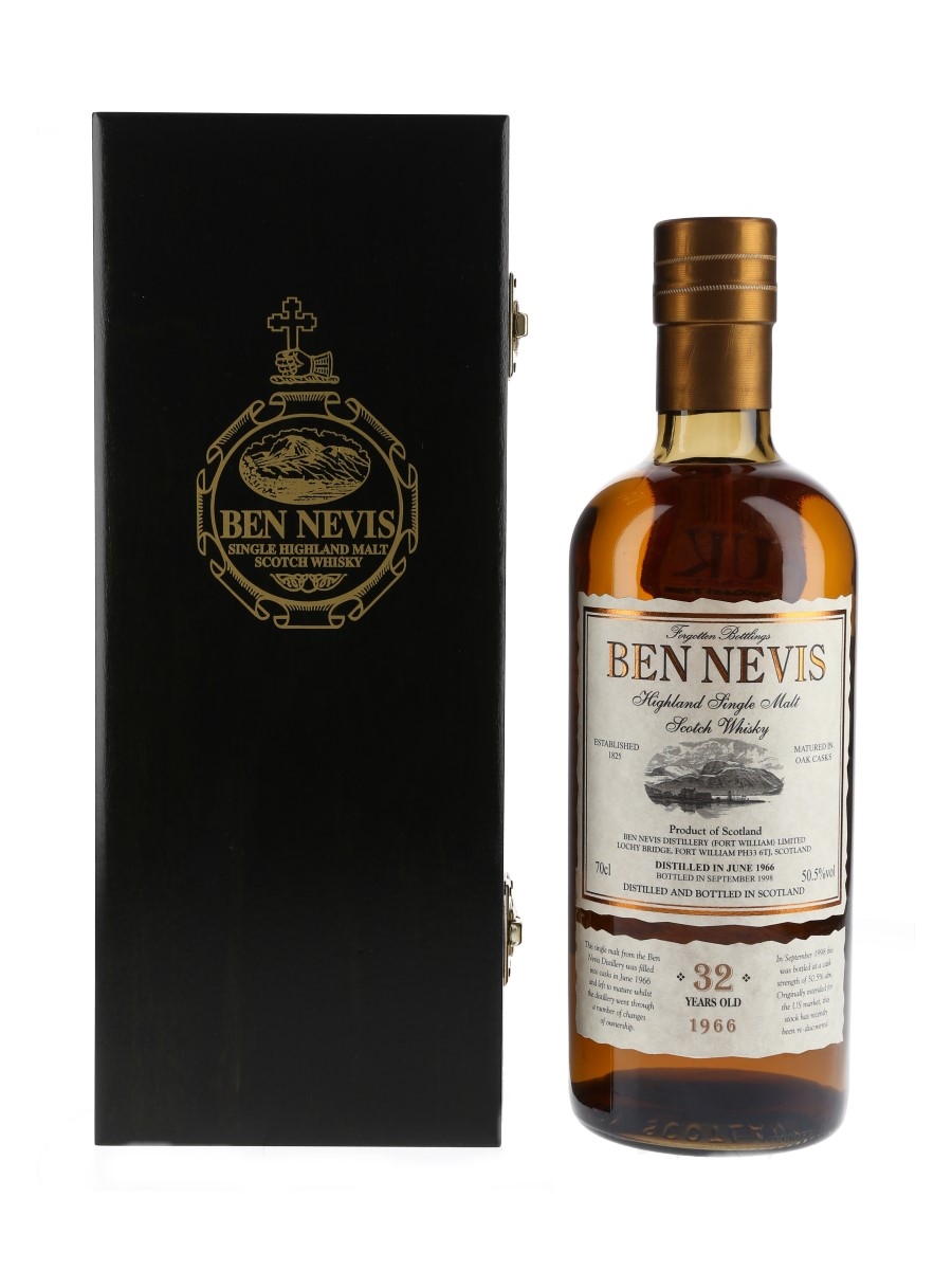 Ben Nevis 1966 32 Year Old Bottled 1998 - Forgotten Bottlings 70cl / 50.5%