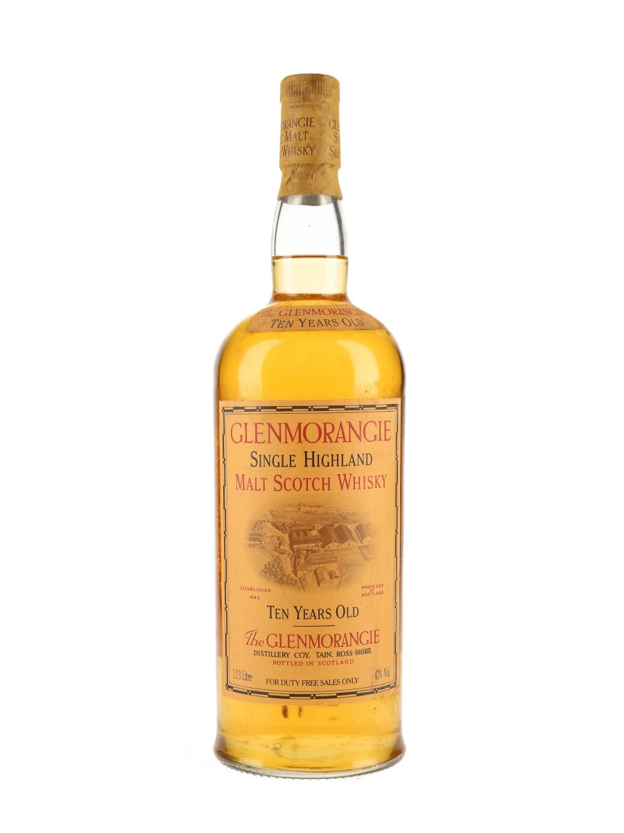 Glenmorangie 10 Year Old Bottled 1990s - Duty Free 113cl / 43%