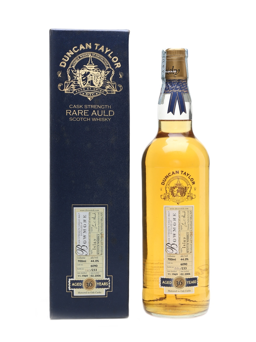 Bowmore 1969 Duncan Taylor 36 Year Old Cask No. 6090 70cl / 44%