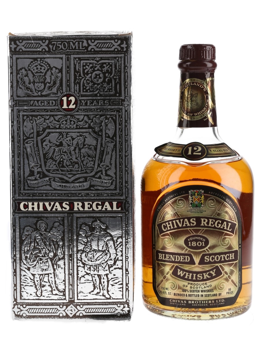 Chivas Regal 12 Year Old Bottled 1980s 75cl / 43%