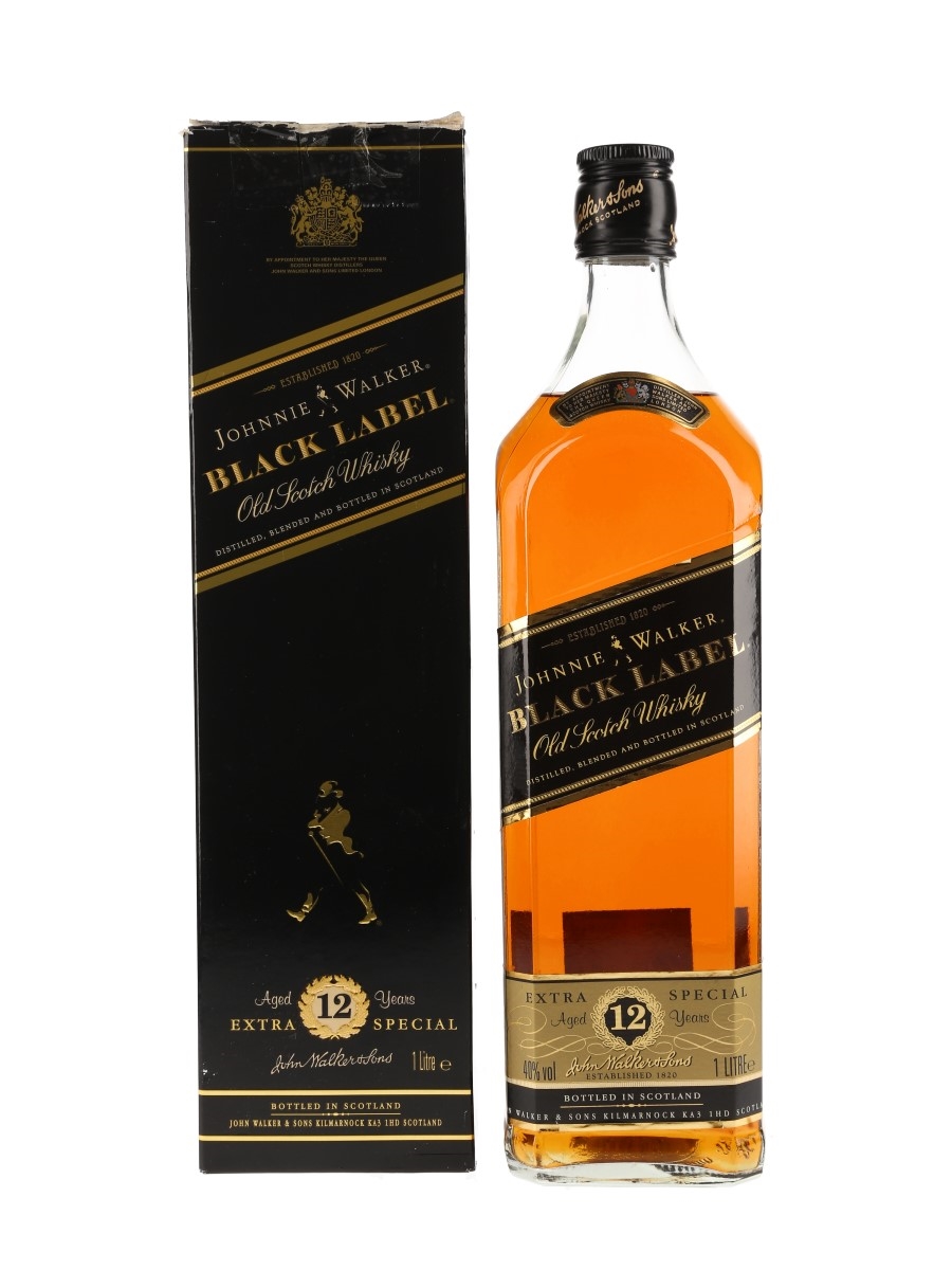Johnnie Walker Black Label Extra Special 12 Year Old Bottled 1990s 100cl / 40%