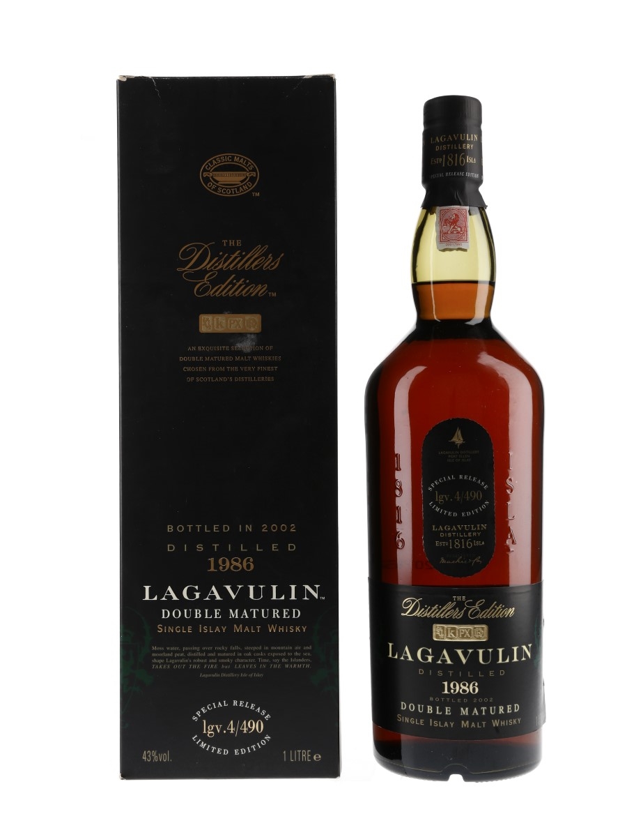 Lagavulin 1986 Distillers Edition Bottled 2002 100cl / 43%
