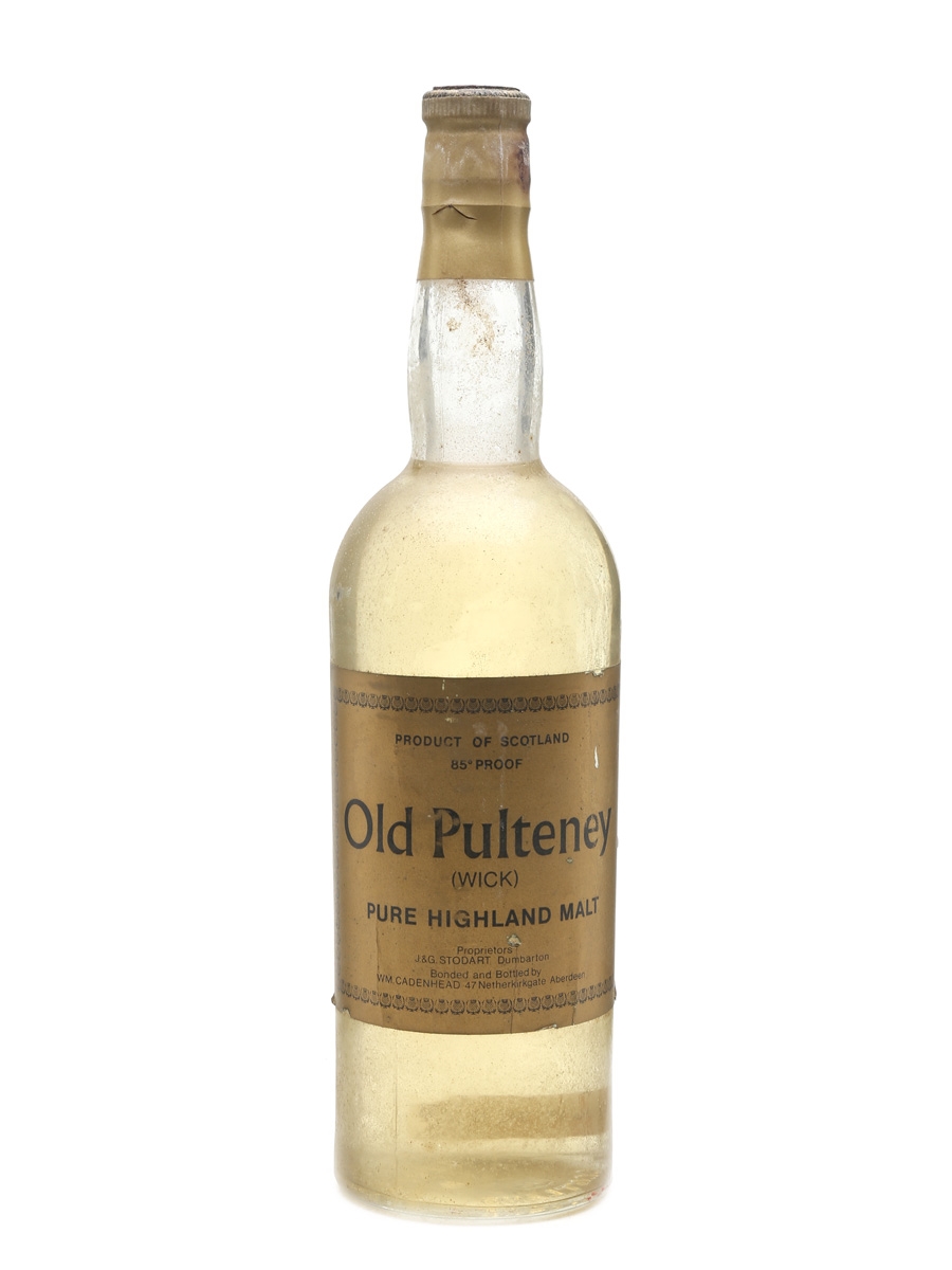 Old Pulteney Pure Highland Malt Bottled 1960s - Cadenhead 75cl / 48.5%