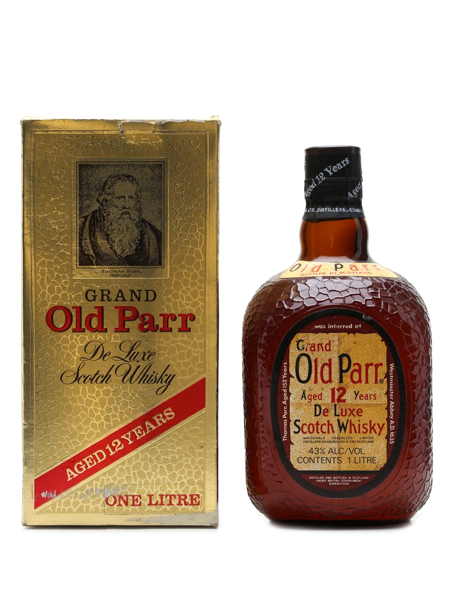 Grand Old Parr De Luxe 12 Years Old 1 Litre 