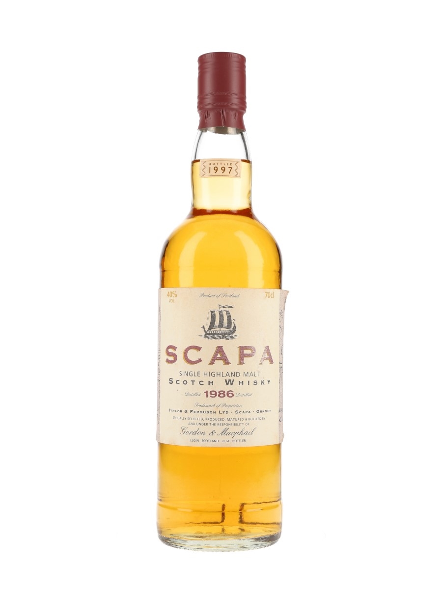 Scapa 1986 Gordon & MacPhail Bottled 1997 70cl / 40%
