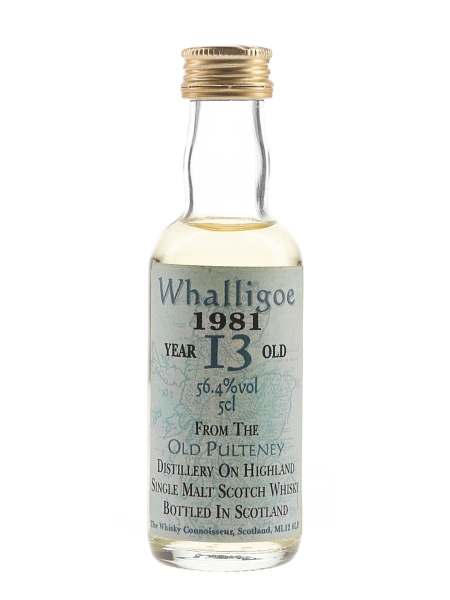 Whalligoe 1981 13 Year Old (Old Pulteney) The Whisky Connoisseur 5cl / 56.4%