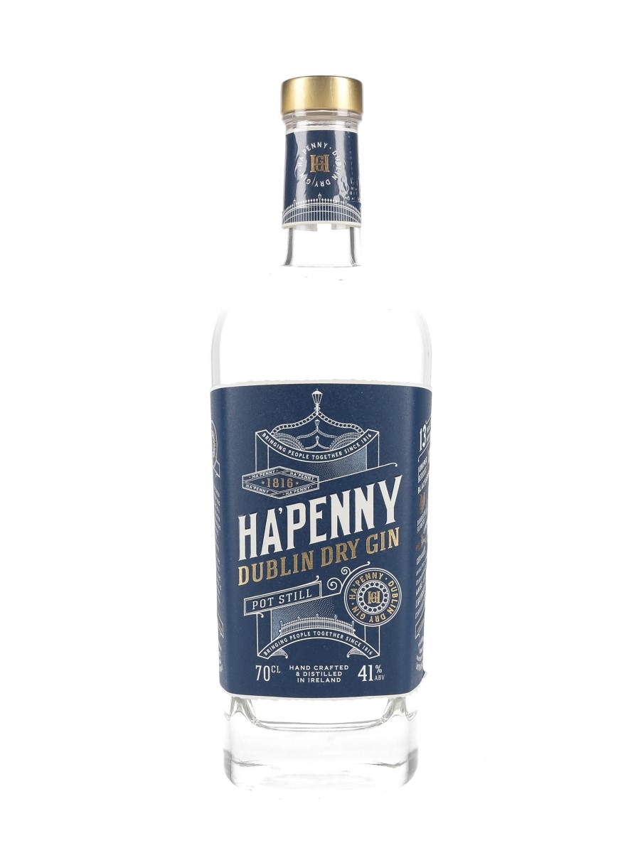 Ha'penny Dublin Dry Gin  70cl / 41%
