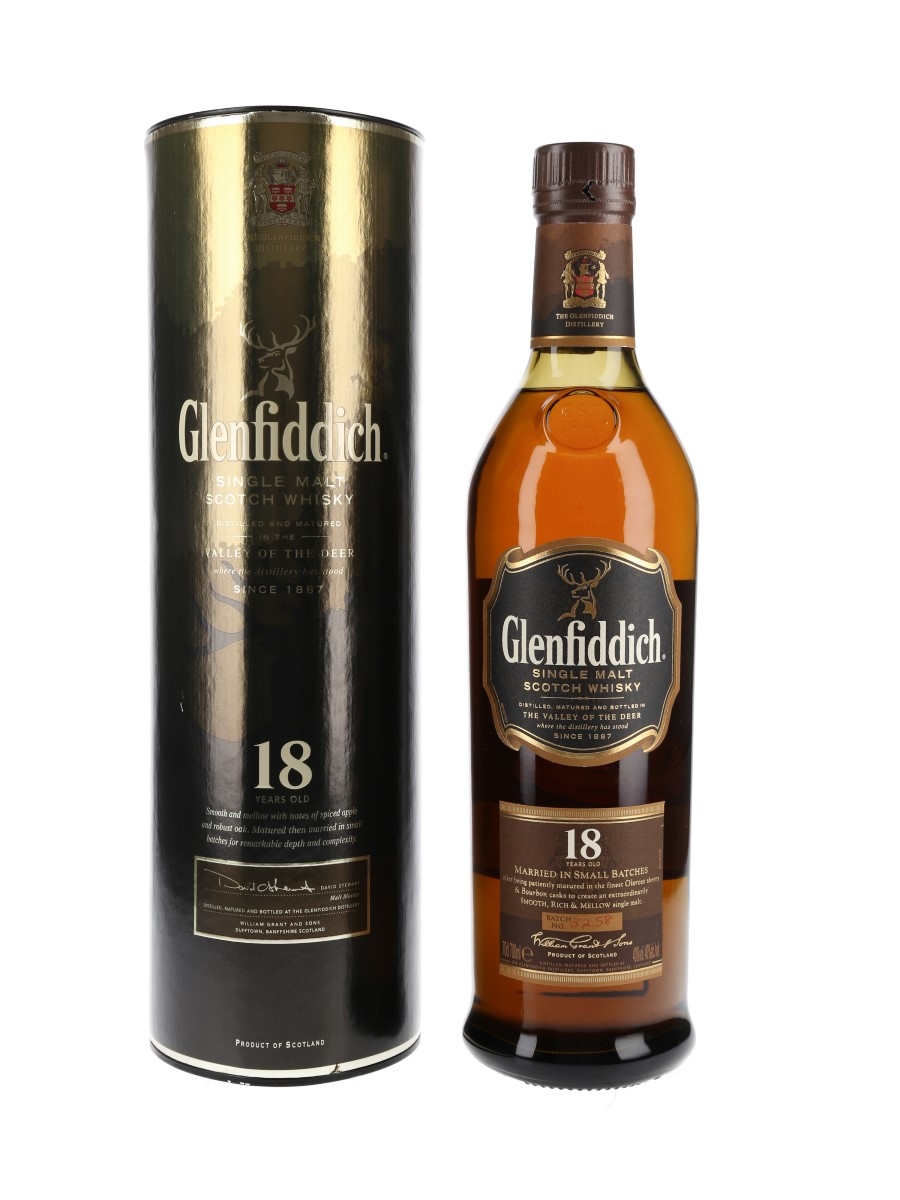 Glenfiddich 18 Year Old Batch Number 3258 70cl / 40%