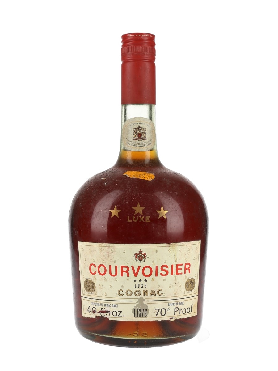 Courvoisier 3 Star Luxe Bottled 1970s 113.7cl / 40%