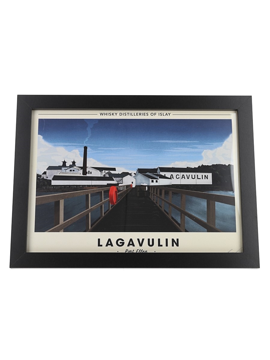 Lagavulin Distillery Print  32.5cm x 24cm