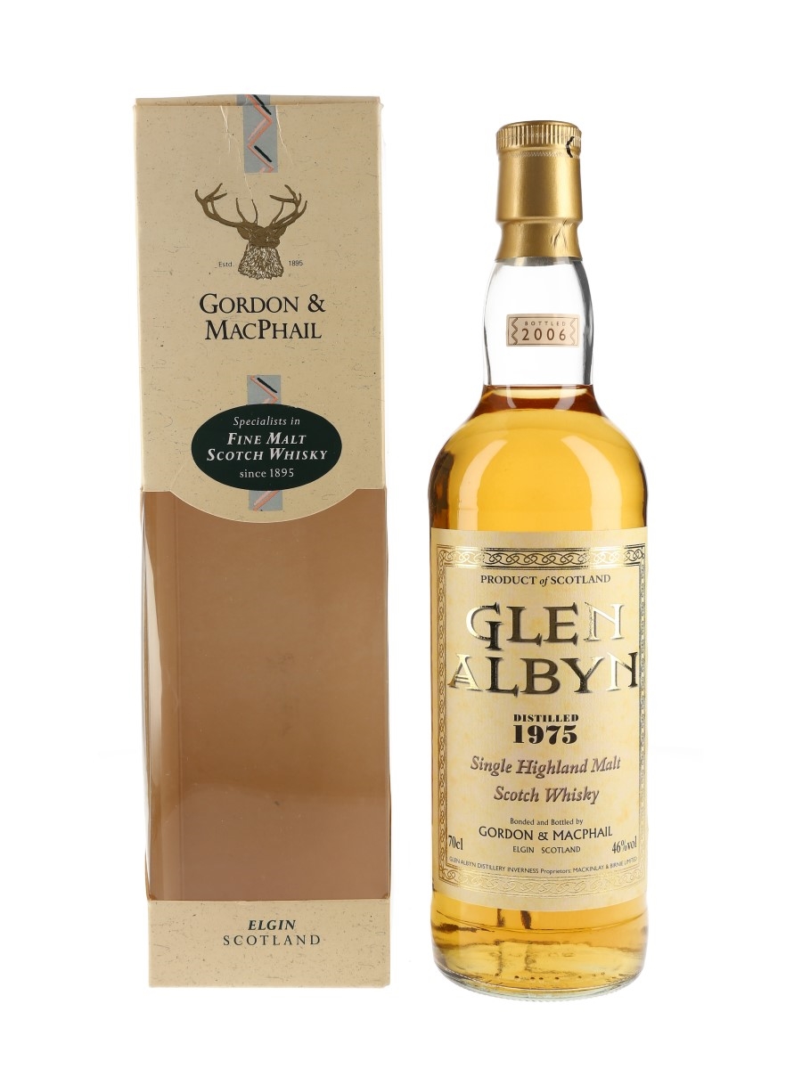 Glen Albyn 1975 Bottled 2006 - Gordon & MacPhail 70cl / 46%