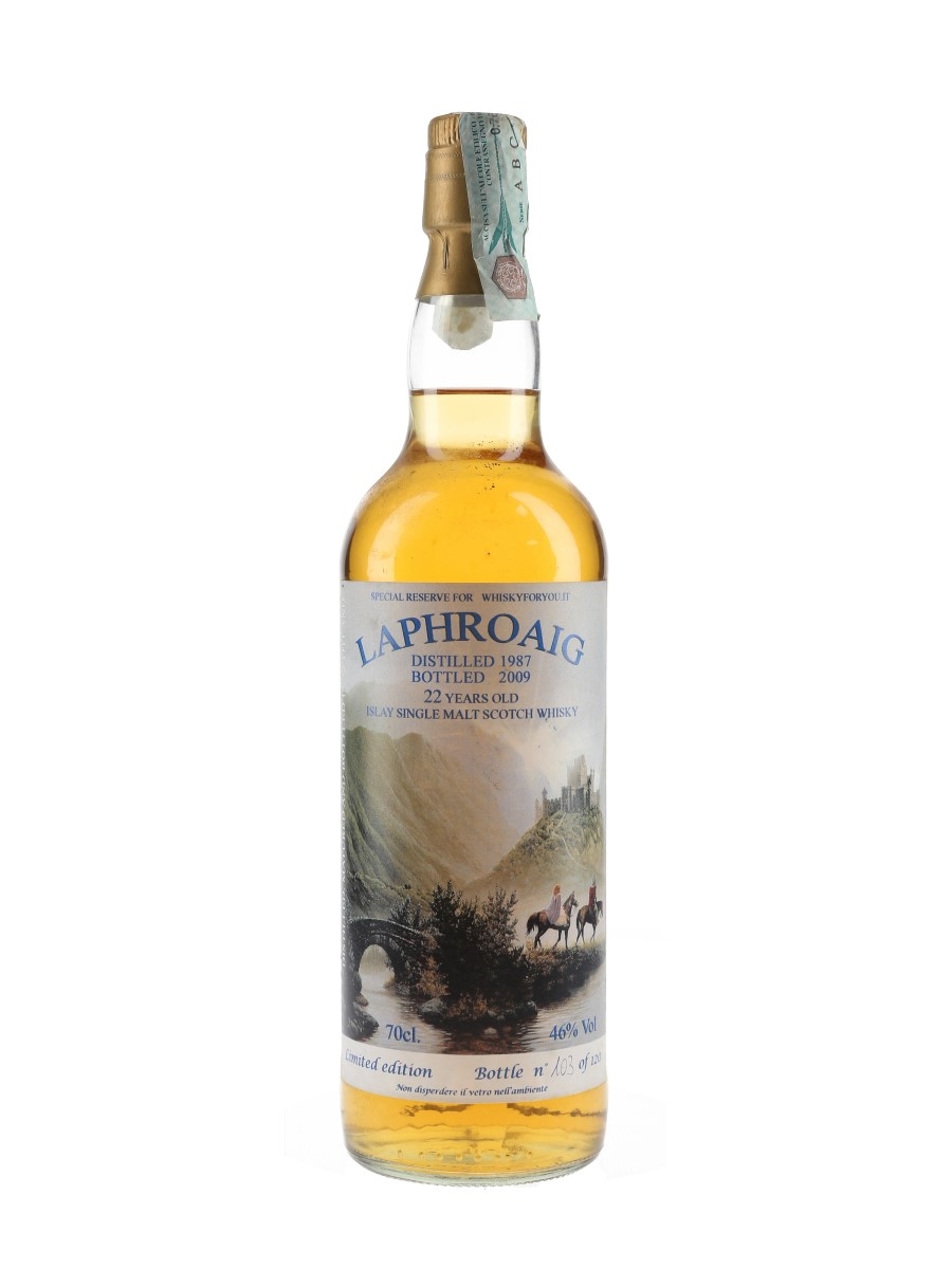 Laphroaig 1987 22 Year Old Bottled 2009 - Whiskyforyou.it 70cl / 46%