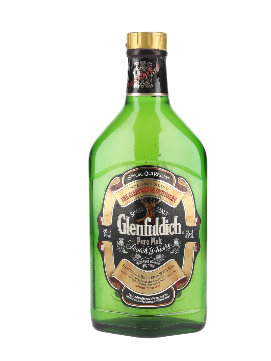 Glenfiddich Special Old Reserve Pure Malt Bottled 1980s 50cl / 43%