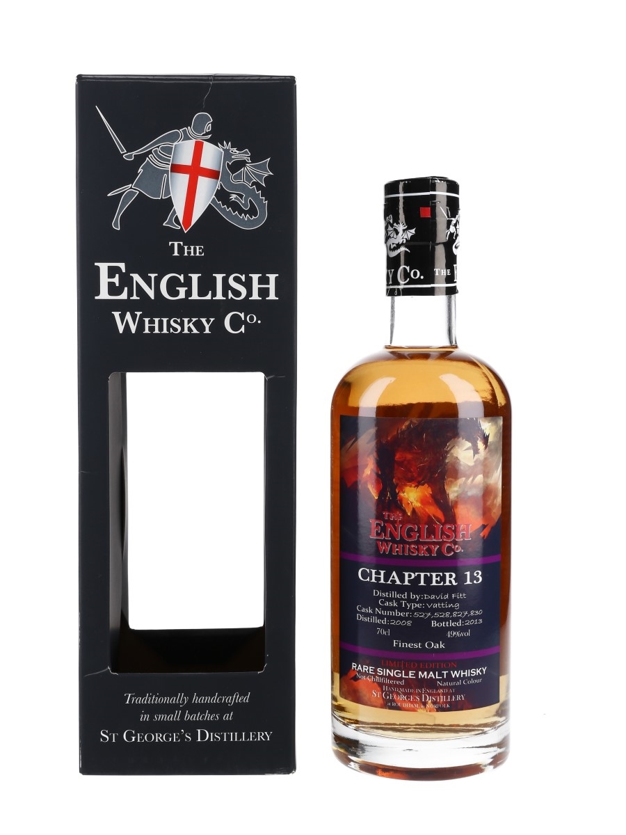 The English Whisky Co. 2008 Chapter 13 Bottled 2013 70cl / 49%