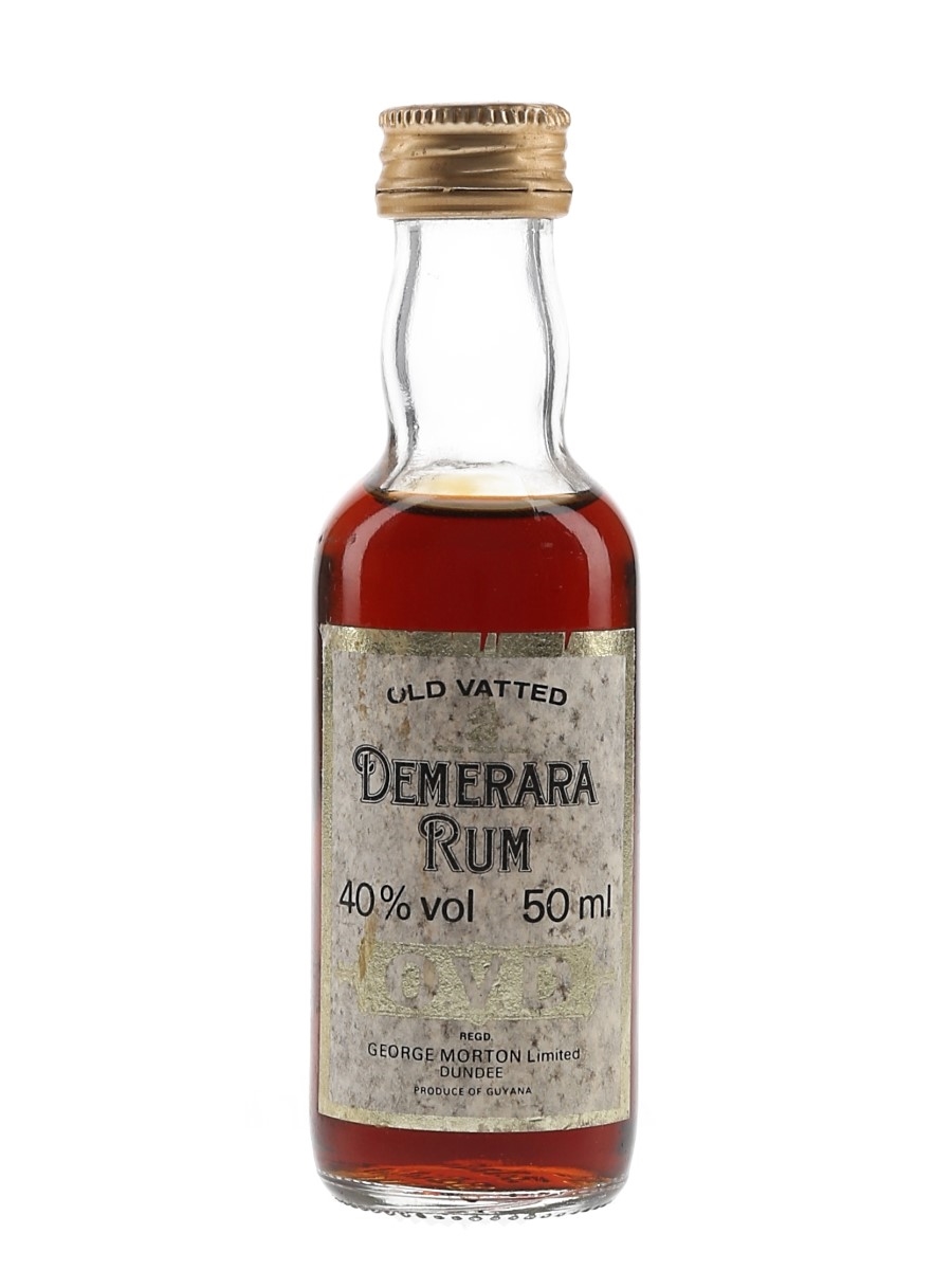 OVD Old Vatted Demerara Rum Bottled 1980s - George Morton 5cl / 40%