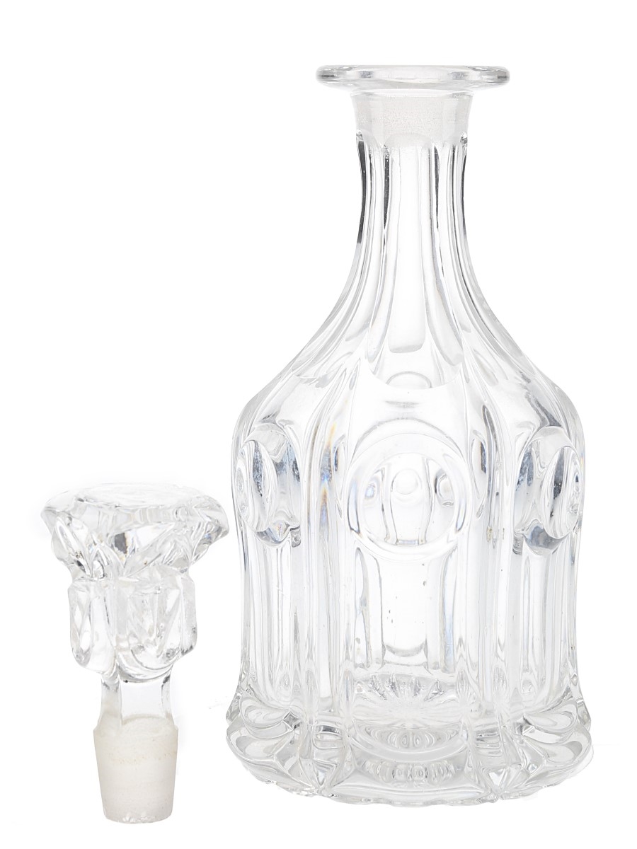 Glass Decanter With Stopper  26cm tall