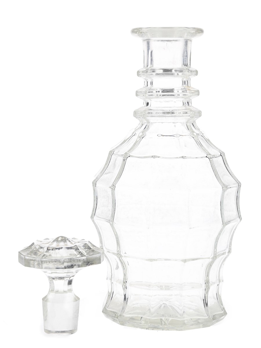 Glass Decanter With Stopper  26cm tall