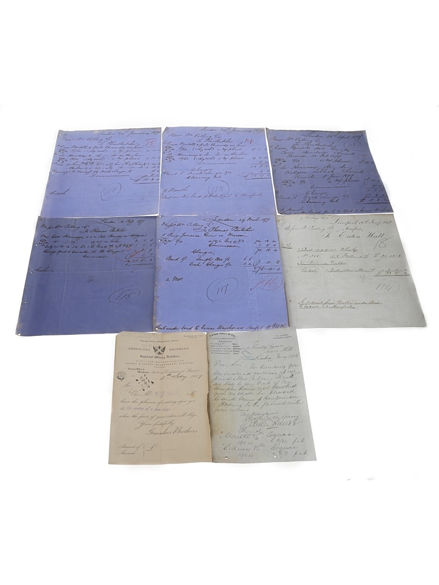 Assorted Correspondence & Invoices, Dated 1877 to 1905 William Pulling & Co. 