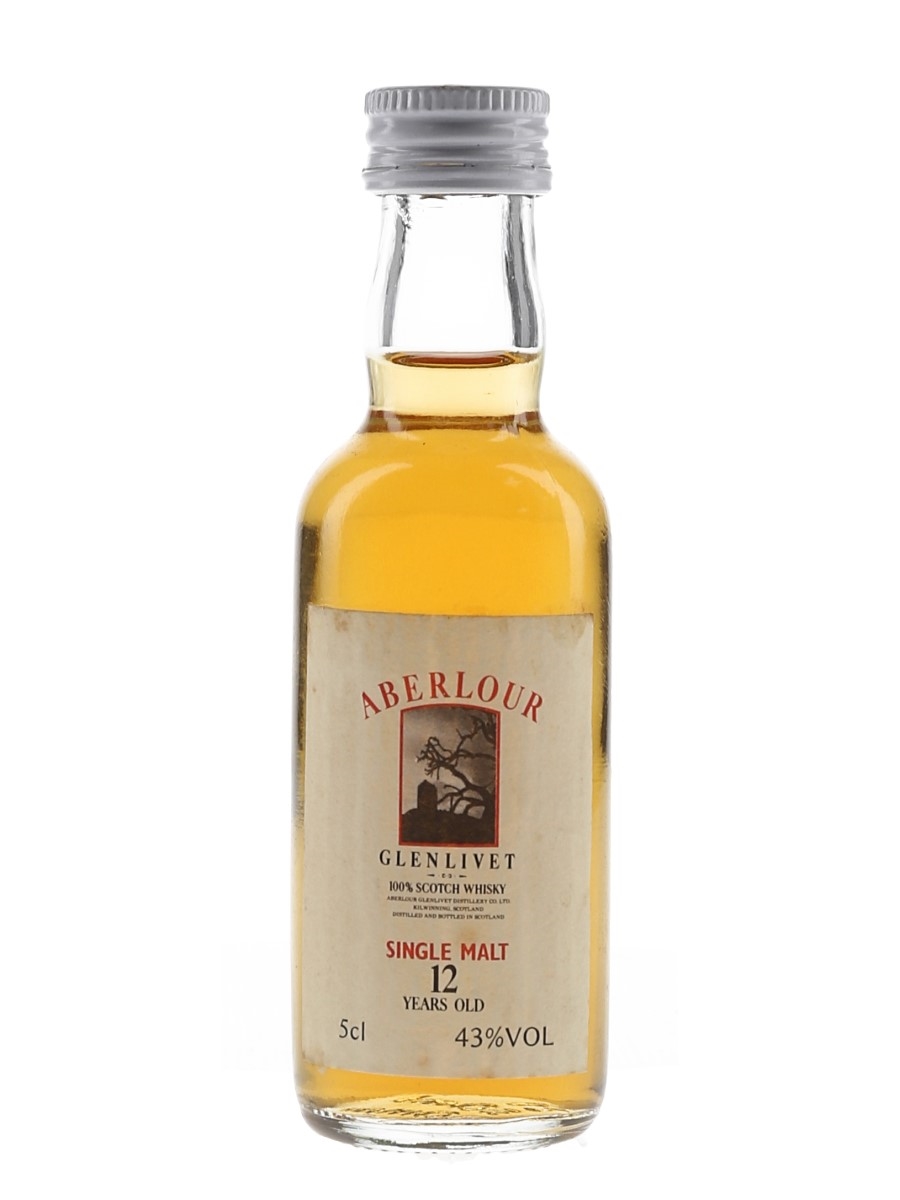 Aberlour Glenlivet 12 Year Old Bottled 1980s 5cl / 43%