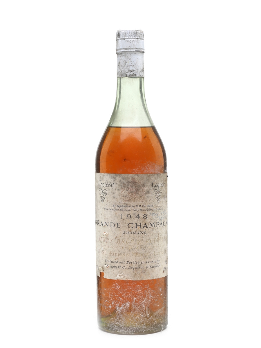 Frapin 1948 Grande Champagne Cognac Bottled 1976 - Berry Bros & Rudd 68cl / 40.5%