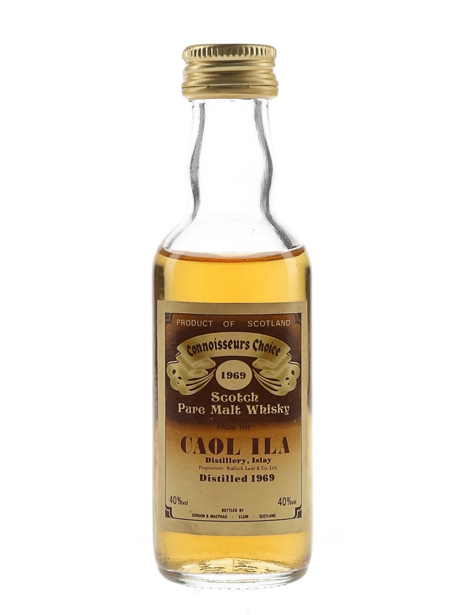 Caol Ila 1969 Connoisseurs Choice Bottled 1980s - Gordon & MacPhail 5cl / 40%