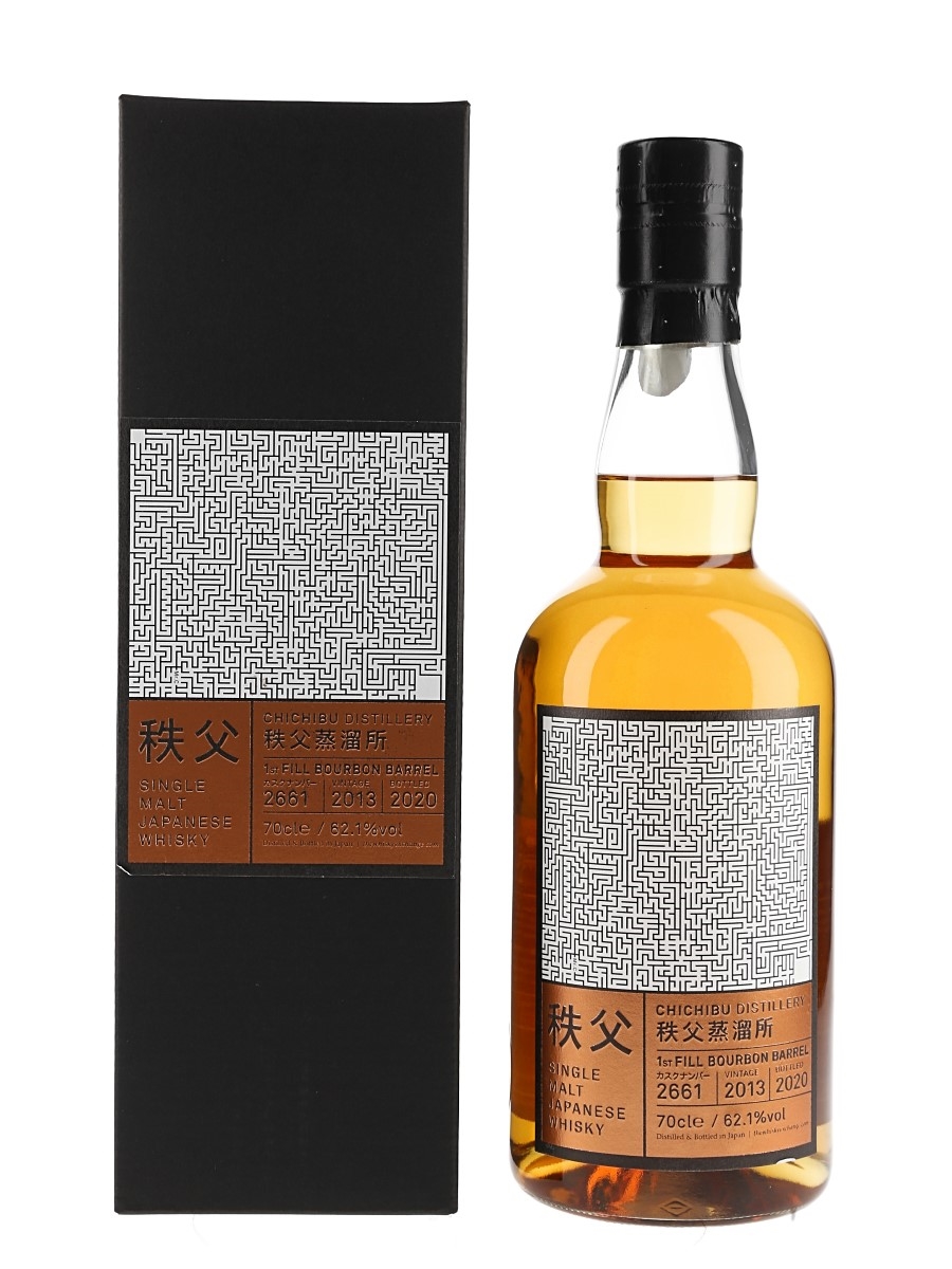 Chichibu 2013 1st Fill Bourbon Barrel 2661 Bottled 2020 - The Whisky Exchange 70cl / 62.1%