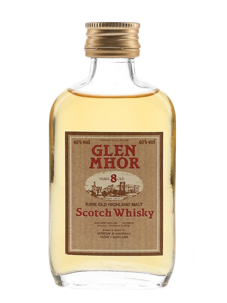 Glen Mhor 8 Year Old Bottled 1980s - Gordon & MacPhail 5cl / 40%