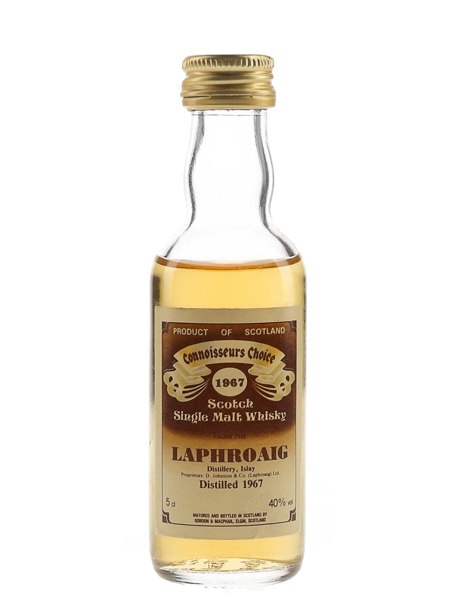 Laphroaig 1967 Connoisseurs Choice Bottled 1980s - Gordon & MacPhail 5cl / 40%