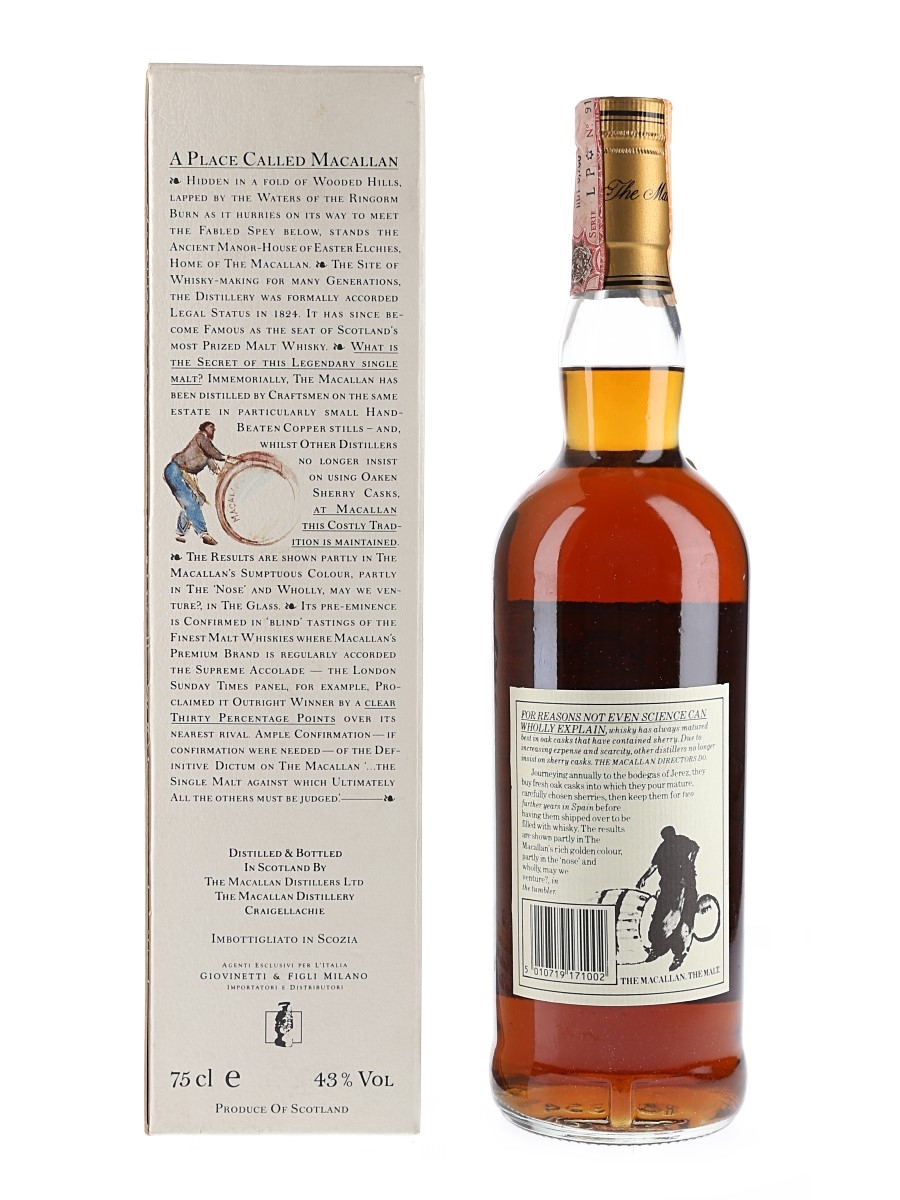 新品未開封 The Macallan 18 Years Old 1972