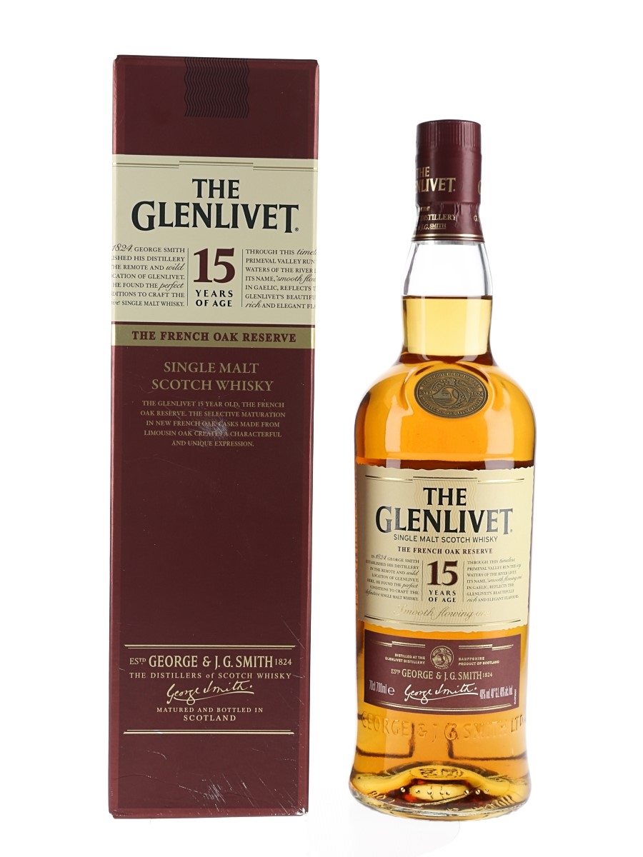 Glenlivet 15 Year Old French Oak Reserve Bottled 2017 70cl / 40%