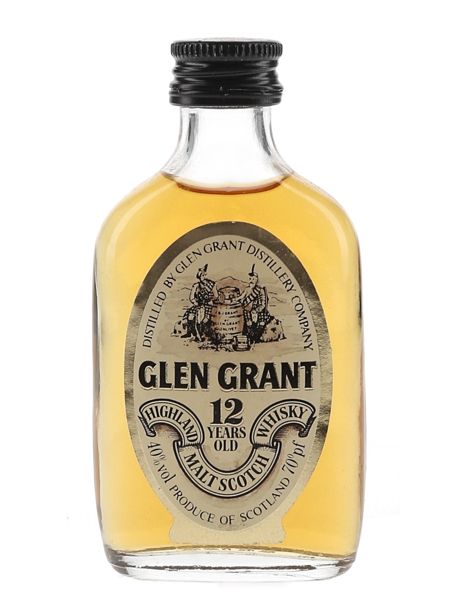 Glen Grant 12 Year Old Bottled 1970s-1980s 5cl / 40%